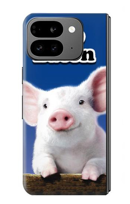 S0608 私はベーコンが大好き かわいい子ブタ I Love Bacon Cute Baby Pig Google Pixel 9 Pro Fold バックケース、フリップケース・カバー S0608 私はベーコンが大好き かわいい子ブタ I Love Bacon Cute Baby Pig Google Pixel 9 Pro Fold バックケース、フリップケース・カバー