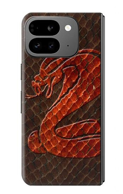 S0663 コブラ 蛇の皮膚 Cobra Snake Skin Google Pixel 9 Pro Fold バックケース、フリップケース・カバー S0663 コブラ 蛇の皮膚 Cobra Snake Skin Google Pixel 9 Pro Fold バックケース、フリップケース・カバー
