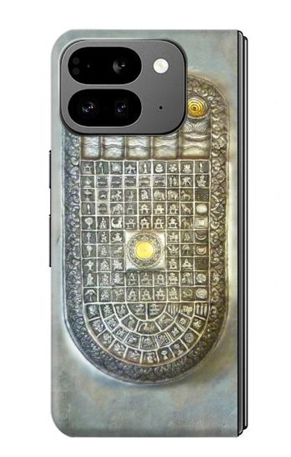S1484 仏足跡 Buddha Footprint Google Pixel 9 Pro Fold バックケース、フリップケース・カバー