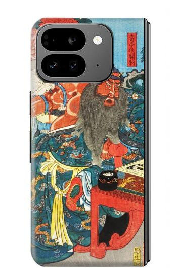 S1826 歌川国芳・グアン・ユー Utagawa Kuniyoshi Guan Yu Google Pixel 9 Pro Fold バックケース、フリップケース・カバー