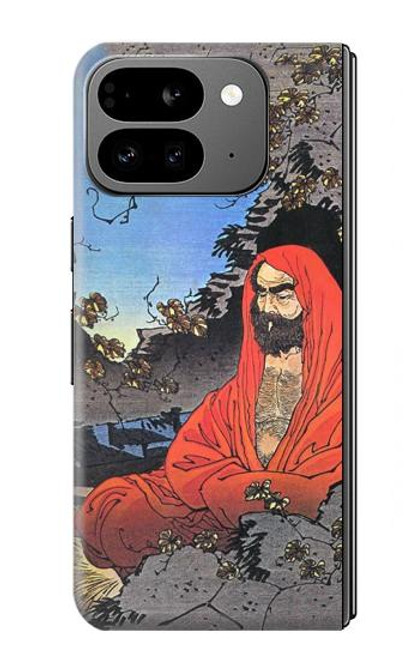 S2234 禅師 Zen Master Bodhidharma Yoshitoshi Google Pixel 9 Pro Fold バックケース、フリップケース・カバー S2234 禅師 Zen Master Bodhidharma Yoshitoshi Google Pixel 9 Pro Fold バックケース、フリップケース・カバー