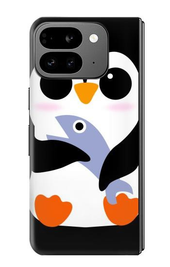 S2631 可愛い赤ちゃんペンギン Cute Baby Penguin Google Pixel 9 Pro Fold バックケース、フリップケース・カバー