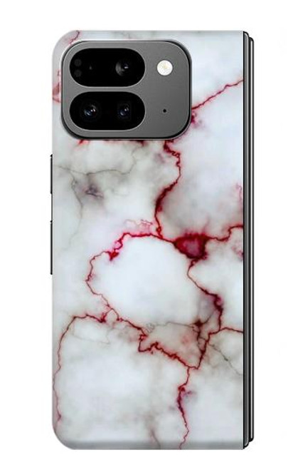 S2920 ブラッディマーブルグラフィックプリント Bloody Marble Google Pixel 9 Pro Fold バックケース、フリップケース・カバー
