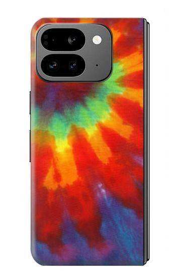 S2985 絞り染めカラー Colorful Tie Dye Texture Google Pixel 9 Pro Fold バックケース、フリップケース・カバー