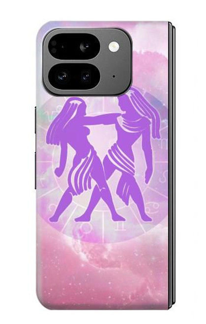 S3259 ゾディアックジェミニ Zodiac Gemini Google Pixel 9 Pro Fold バックケース、フリップケース・カバー