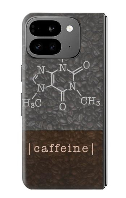 S3475 カフェイン分子 Caffeine Molecular Google Pixel 9 Pro Fold バックケース、フリップケース・カバー