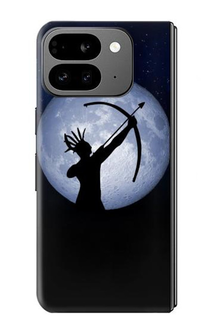 S3489 インディアンハンタームーン Indian Hunter Moon Google Pixel 9 Pro Fold バックケース、フリップケース・カバー