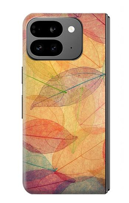 S3686 秋シーズン葉秋 Fall Season Leaf Autumn Google Pixel 9 Pro Fold バックケース、フリップケース・カバー