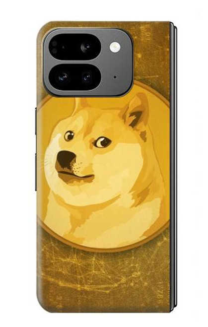 S3826 ドージコイン柴 Dogecoin Shiba Google Pixel 9 Pro Fold バックケース、フリップケース・カバー