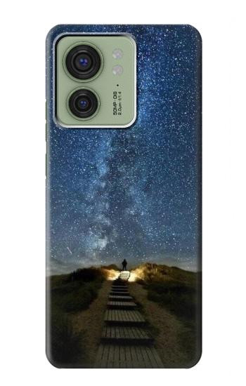 S0734 天国への階段アイスランド Stairway to Heaven Iceland Motorola Edge (2023), Edge 40 バックケース、フリップケース・カバー