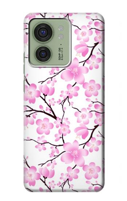 S1972 さくら桜 Sakura Cherry Blossoms Motorola Edge (2023), Edge 40 バックケース、フリップケース・カバー