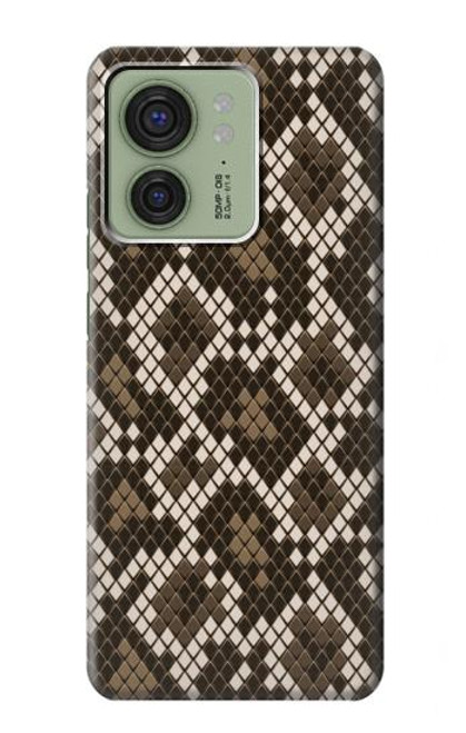 S3389 シームレスなヘビ皮パターングラフィック Seamless Snake Skin Pattern Graphic Motorola Edge (2023), Edge 40 バックケース、フリップケース・カバー