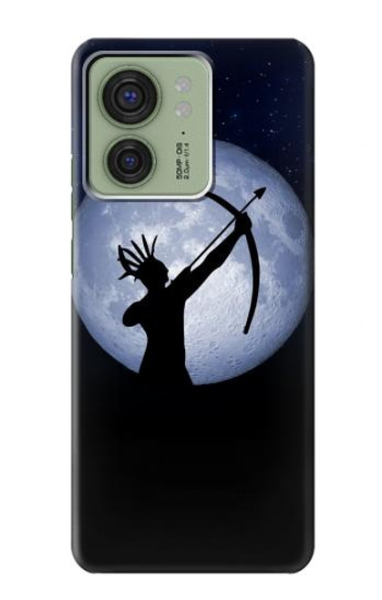 S3489 インディアンハンタームーン Indian Hunter Moon Motorola Edge (2023), Edge 40 バックケース、フリップケース・カバー