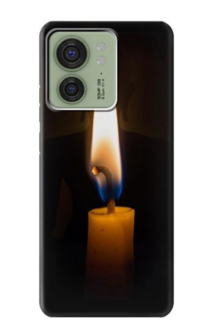 S3530 仏 Buddha Candle Burning Motorola Edge (2023), Edge 40 バックケース、フリップケース・カバー