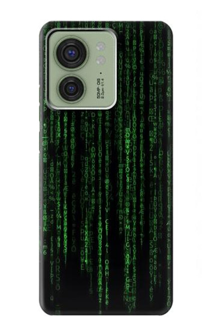 S3668 バイナリコード Binary Code Motorola Edge (2023), Edge 40 バックケース、フリップケース・カバー