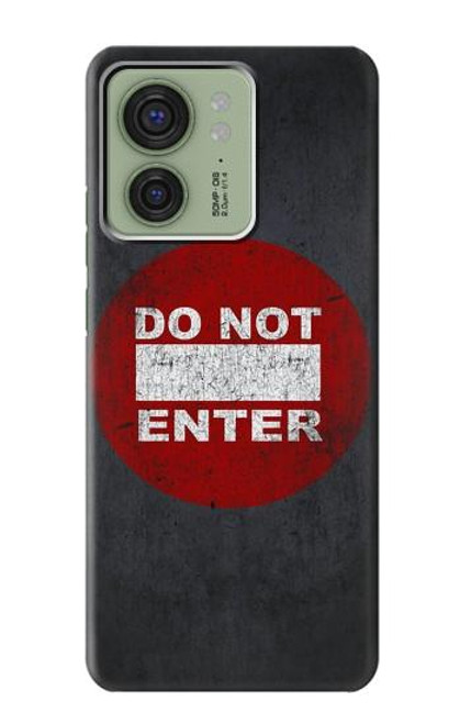 S3683 立入禁止 Do Not Enter Motorola Edge (2023), Edge 40 バックケース、フリップケース・カバー