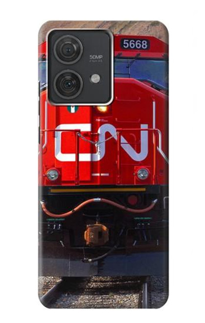 S2774 カナダの列車 Train Canadian National Railway Motorola Edge 40 Neo バックケース、フリップケース・カバー