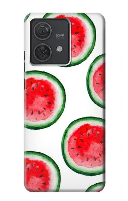S3236 スイカパターン Watermelon Pattern Motorola Edge 40 Neo バックケース、フリップケース・カバー