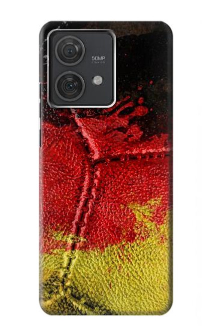 S3303 ドイツの旗ビンテージフットボールのグラフィック Germany Flag Vintage Football Graphic Motorola Edge 40 Neo バックケース、フリップケース・カバー