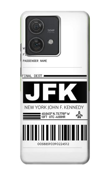S3664 航空会社の旅行手荷物ラベル Airline Travel Luggage Label Motorola Edge 40 Neo バックケース、フリップケース・カバー