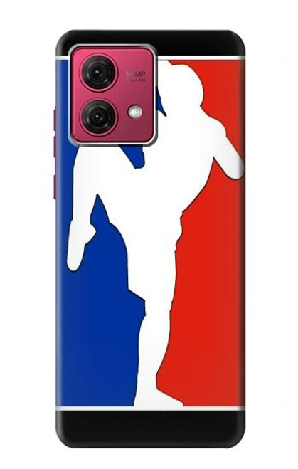 S2278 ムエタイキックボクシング格闘技武道ホワイト Muay Thai Kickboxing MMA Martial Art White Motorola Moto G84 バックケース、フリップケース・カバー