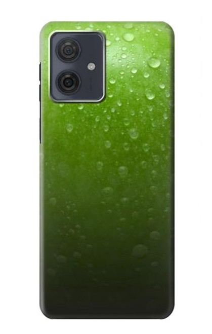 S2475 緑リンゴ Green Apple Texture Seamless Motorola Moto G54 バックケース、フリップケース・カバー