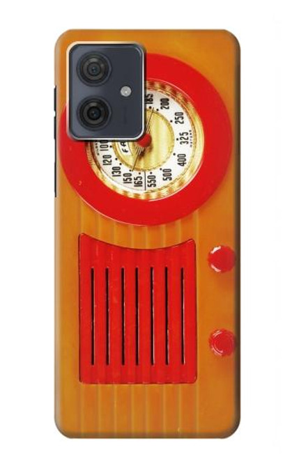 S2780 ヴィンテージオレンジベークライトラジオ Vintage Orange Bakelite Radio Motorola Moto G54 バックケース、フリップケース・カバー