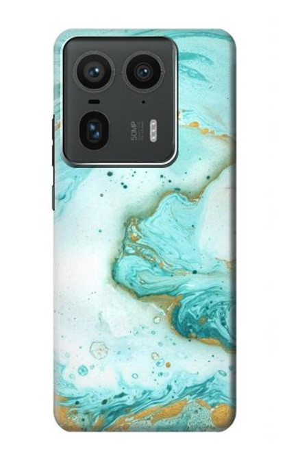 S3399 緑の大理石のグラフィックプリント Green Marble Graphic Print Motorola Edge 50 Ultra バックケース、フリップケース・カバー