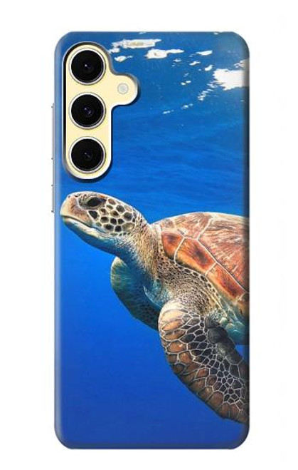 S3898 ウミガメ Sea Turtle Samsung Galaxy S24 FE バックケース、フリップケース・カバー