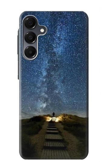 S0734 天国への階段アイスランド Stairway to Heaven Iceland Samsung Galaxy A16 5G バックケース、フリップケース・カバー