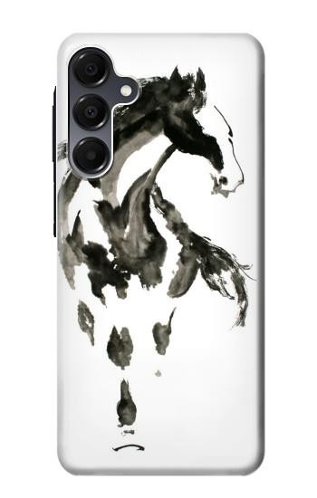 S1031 馬の絵筆 Horse Paintbrush Samsung Galaxy A16 5G バックケース、フリップケース・カバー