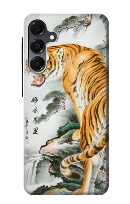 S2750 虎の絵画 Oriental Chinese Tiger Painting Samsung Galaxy A16 5G バックケース、フリップケース・カバー