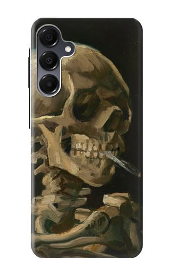 S3358 ヴィンセント・ヴァン・ゴッホ スケルトンタバコ Vincent Van Gogh Skeleton Cigarette Samsung Galaxy A16 5G バックケース、フリップケース・カバー