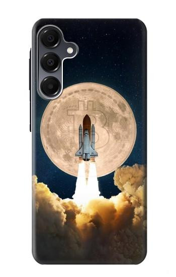 S3859 月へのビットコイン Bitcoin to the Moon Samsung Galaxy A16 5G バックケース、フリップケース・カバー