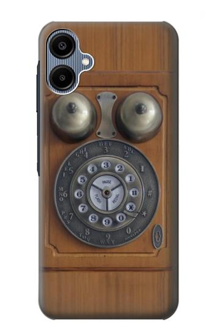 S3146 アンティークウォールレトロ電話 Antique Wall Retro Dial Phone Samsung Galaxy A06 バックケース、フリップケース・カバー
