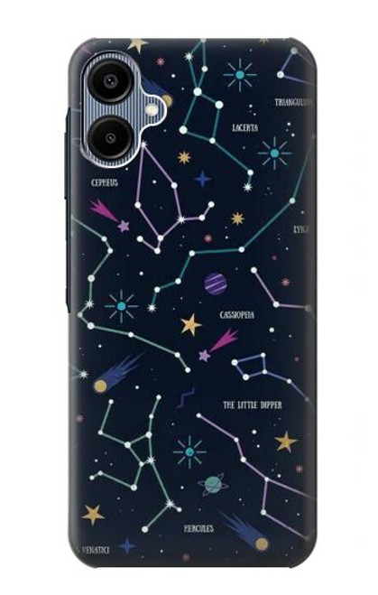 S3220 スターマップ星座星座 Star Map Zodiac Constellations Samsung Galaxy A06 バックケース、フリップケース・カバー