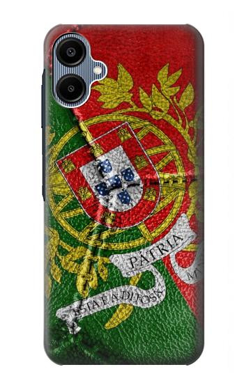 S3300 ポルトガルの旗ビンテージフットボールのグラフィック Portugal Flag Vintage Football Graphic Samsung Galaxy A06 バックケース、フリップケース・カバー