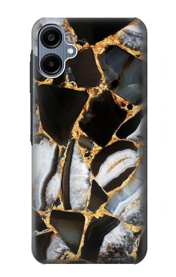 S3419 金の大理石のグラフィックプリント Gold Marble Graphic Print Samsung Galaxy A06 バックケース、フリップケース・カバー