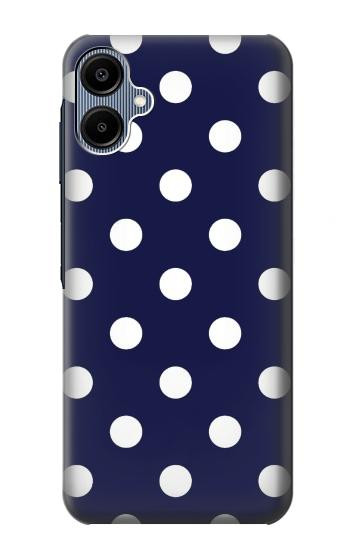 S3533 ブルーの水玉 Blue Polka Dot Samsung Galaxy A06 バックケース、フリップケース・カバー