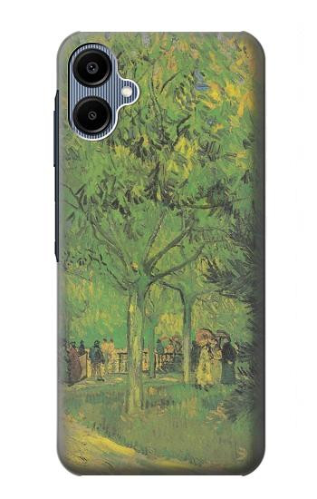 S3748 フィンセント・ファン・ゴッホ パブリックガーデンの車線 Van Gogh A Lane in a Public Garden Samsung Galaxy A06 バックケース、フリップケース・カバー