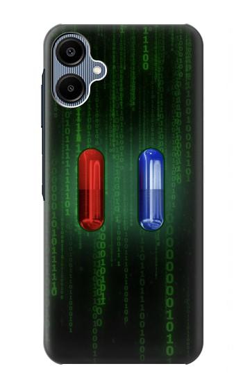 S3816 赤い丸薬青い丸薬カプセル Red Pill Blue Pill Capsule Samsung Galaxy A06 バックケース、フリップケース・カバー