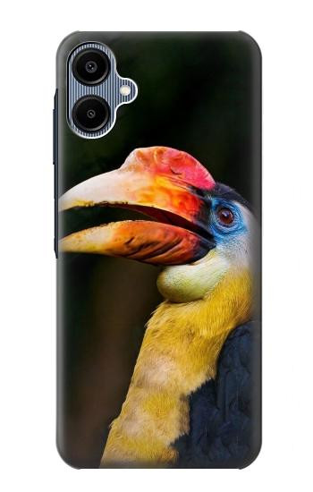 S3876 カラフルなサイチョウ Colorful Hornbill Samsung Galaxy A06 バックケース、フリップケース・カバー