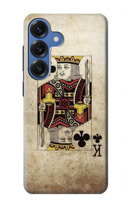 S2528 ポーカーキングカード Poker King Card Samsung Galaxy S25 バックケース、フリップケース・カバー