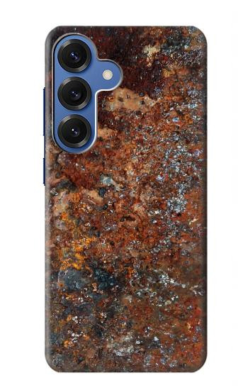 S2714 錆鋼テクスチャグラフィックプリント Rust Steel Texture Graphic Printed Samsung Galaxy S25 バックケース、フリップケース・カバー