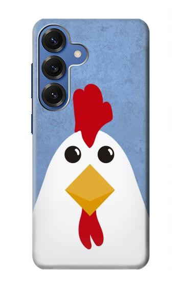 S3254 鶏の漫画 Chicken Cartoon Samsung Galaxy S25 バックケース、フリップケース・カバー