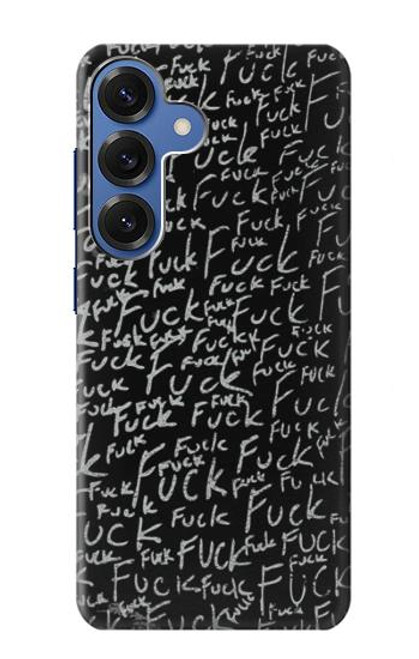S3478 面白い言葉黒板 Funny Words Blackboard Samsung Galaxy S25 バックケース、フリップケース・カバー