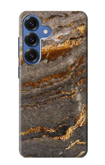 S3886 灰色の大理石の岩 Gray Marble Rock Samsung Galaxy S25 バックケース、フリップケース・カバー