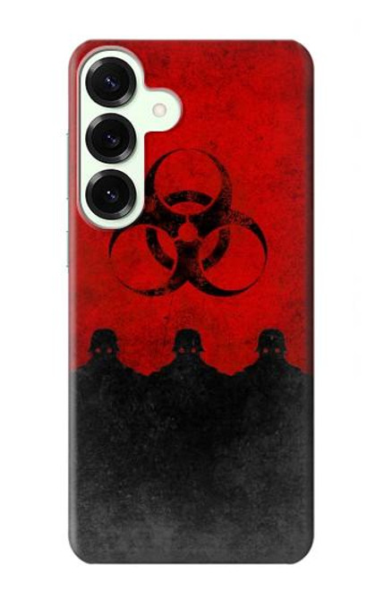 S2917 バイオハザードウイルスの警告 Biohazards Virus Red Alert Samsung Galaxy S25 Plus バックケース、フリップケース・カバー