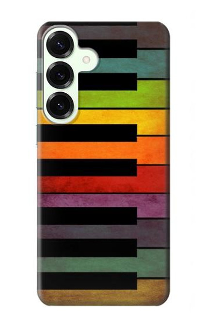 S3451 カラフルなピアノ Colorful Piano Samsung Galaxy S25 Plus バックケース、フリップケース・カバー