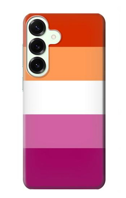 S3887 レズビアンプライドフラッグ Lesbian Pride Flag Samsung Galaxy S25 Plus バックケース、フリップケース・カバー